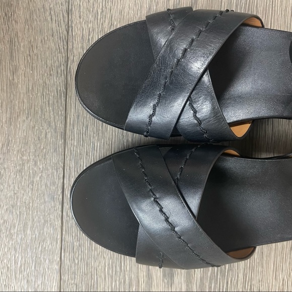 Patricia Nash Leila Wedge Sandals - Black size 9.5 NWB - Picture 10 of 17